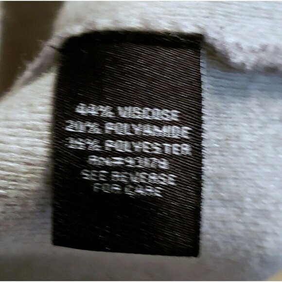 Premise Cardigan Sweater Womens Large Gray Hook & Eye Darted Warm Work Winter - Picture 10 of 11